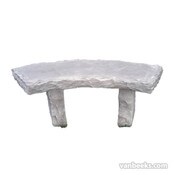 Triple H Curved Garden Bench